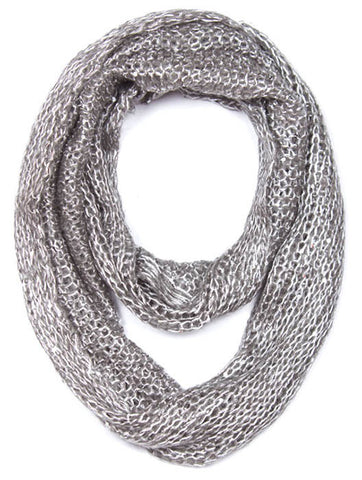 SCARF   KNITTED  JTF99493GRY - Scarvesnthangs
 - 2