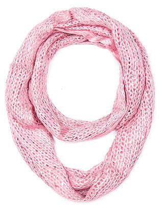 SCARF   KNITTED  JTF99493PNK - Scarvesnthangs
 - 1