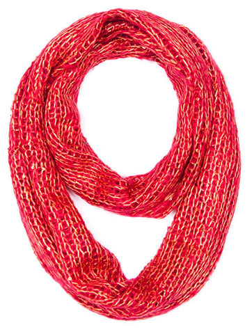 SCARF   KNITTED  JTF99493RED - Scarvesnthangs
 - 2