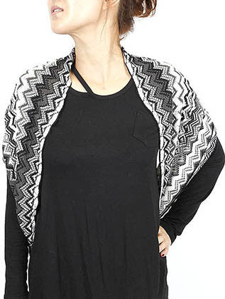 SCARF   KNITTED  JTF995012BKW - Scarvesnthangs
 - 3