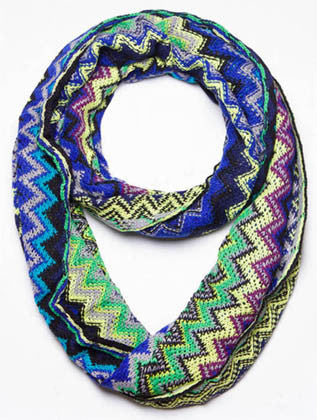 SCARF   KNITTED  JTF995012GRN