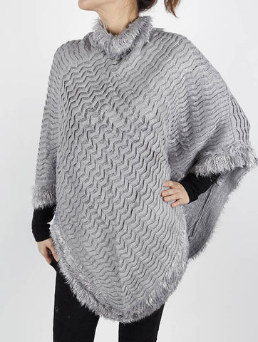 SCARF   METALLIC THREAD ACCENT  JTF9962GRY - Scarvesnthangs
 - 2
