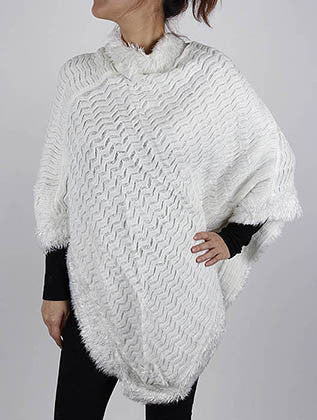 SCARF   METALLIC THREAD ACCENT  JTF9962WHT - Scarvesnthangs
 - 1