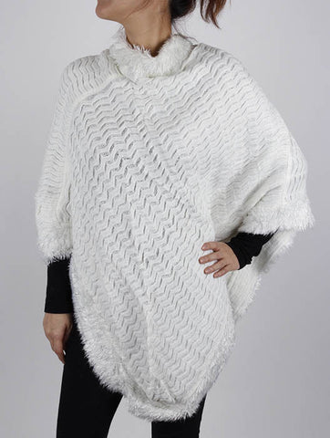 SCARF   METALLIC THREAD ACCENT  JTF9962WHT - Scarvesnthangs
 - 2