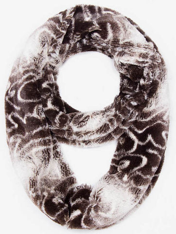 SCARF   FUR FEEL  JTF99802BRO - Scarvesnthangs
 - 2