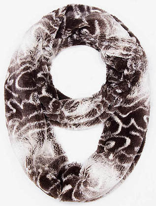SCARF   FUR FEEL  JTF99802BRO