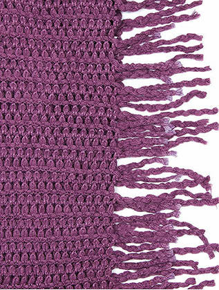 SCARF   KNITTED  JTF99839PUR - Scarvesnthangs
 - 3