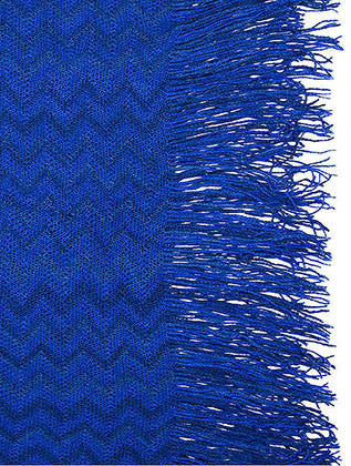SCARF   KNITTED  JTF99852BLU - Scarvesnthangs
 - 3