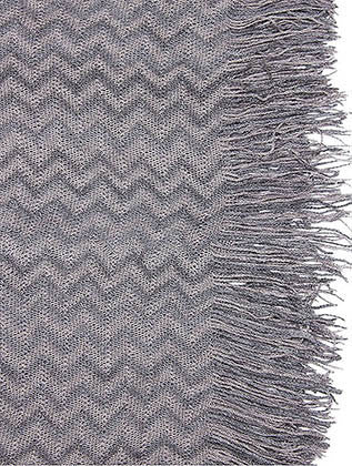 SCARF   KNITTED  JTF99852GRY - Scarvesnthangs
 - 3