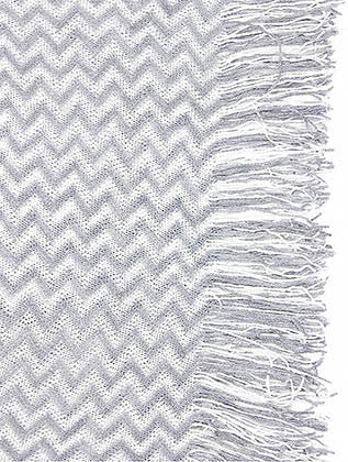SCARF   KNITTED  JTF99852WHT - Scarvesnthangs
 - 3