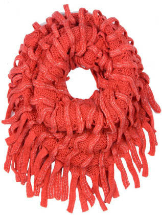 SCARF   KNITTED  JTF99861PNK - Scarvesnthangs
 - 1