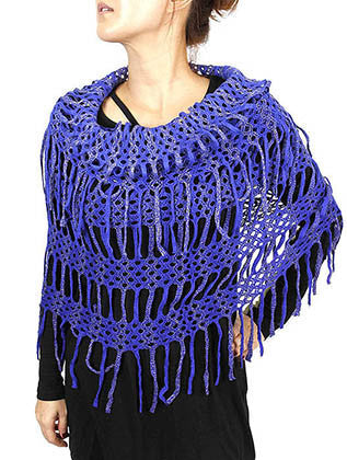 SCARF   KINTTED  JTF99862BLU - Scarvesnthangs
 - 3