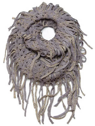 SCARF   KINTTED  JTF99862GRY