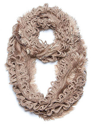 SCARF   LOOPY KNITTED  JTF99863BRO