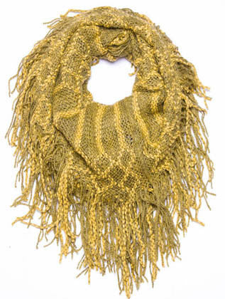 SCARF   KNITTED  JTF99866YEW - Scarvesnthangs
 - 1