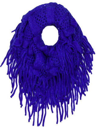 SCARF   KNITTED  JTF99867BLU