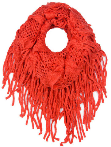SCARF   KNITTED  JTF99867PNK - Scarvesnthangs
 - 2