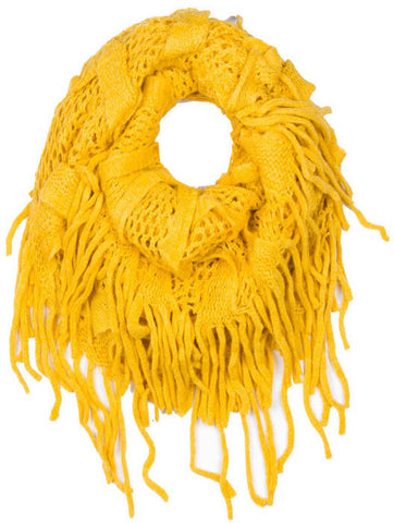 SCARF   KNITTED  JTF99867YEW - Scarvesnthangs
 - 2