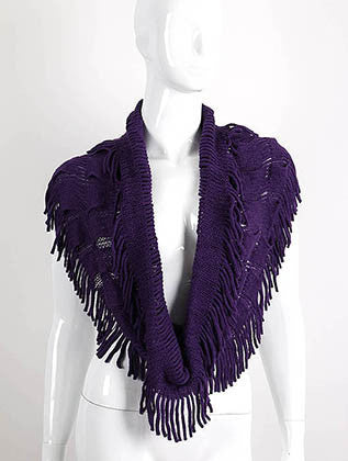 SCARF   INFINITY KNIT  JTF99877PUR - Scarvesnthangs
 - 3