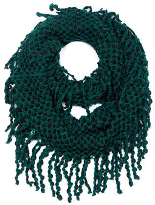 SCARF   KNITTED  JTF99881GRN - Scarvesnthangs
 - 1