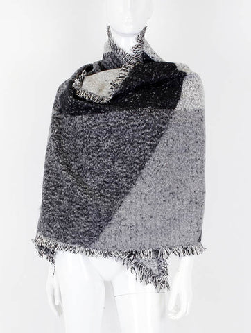 SCARF   CASHMERE FEEL  JTF99906BLK - Scarvesnthangs
 - 2