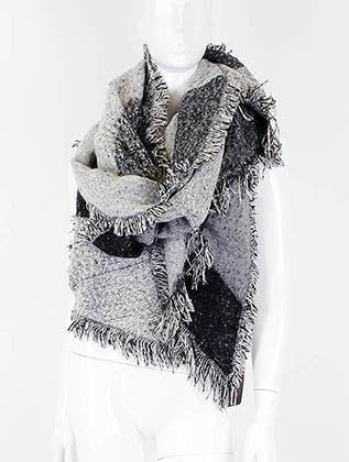 SCARF   CASHMERE FEEL  JTF99906BLK - Scarvesnthangs
 - 3
