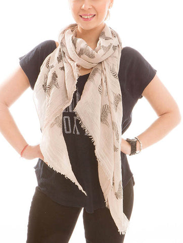 SCARF   ZEBRAS  JTF99922BEG - Scarvesnthangs
 - 2