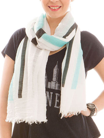 SCARF   STRIPED  JTF99927MIN - Scarvesnthangs
 - 2