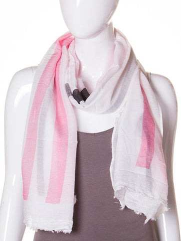 SCARF   STRIPED  JTF99927RDA - Scarvesnthangs
 - 2
