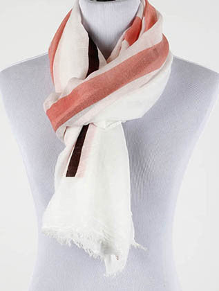 SCARF   STRIPED  JTF99927RDA - Scarvesnthangs
 - 3