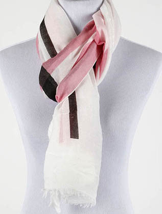 SCARF   STRIPED  JTF99927RED - Scarvesnthangs
 - 3