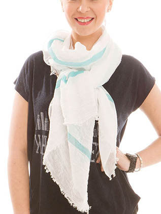 SCARF   PASTEL LINED  JTF99951MIN - Scarvesnthangs
 - 3
