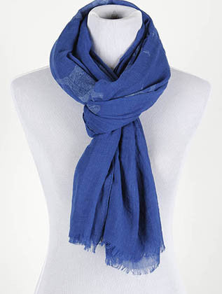 SCARF   OWL PRINT  JTF99953BLU - Scarvesnthangs
 - 3