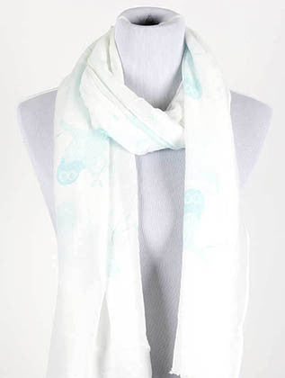 SCARF   OWL PRINT  JTF99953MIN - Scarvesnthangs
 - 1