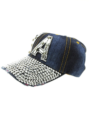 HAT AND CAP   LUCITE STONE  JTH99126DBLUCLR - Scarvesnthangs
 - 2