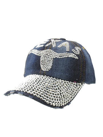 HAT AND CAP   TEXAS LONGHORN  JTH99133DBLUCLR - Scarvesnthangs
 - 2
