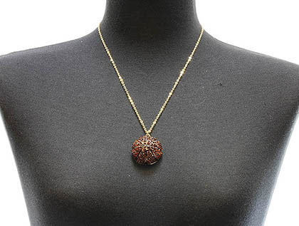 NECKLACE  JXN04119NGDBRO - Scarvesnthangs
 - 3