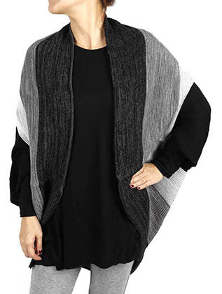 SCARF   KNIT  KHF0103BLK - Scarvesnthangs
 - 1