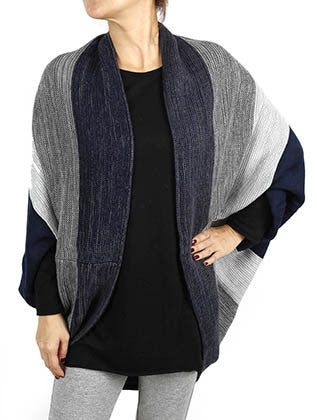 SCARF   KNIT  KHF0103NVY - Scarvesnthangs
 - 1