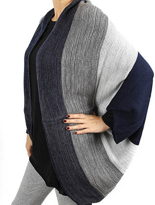 SCARF   KNIT  KHF0103NVY - Scarvesnthangs
 - 3