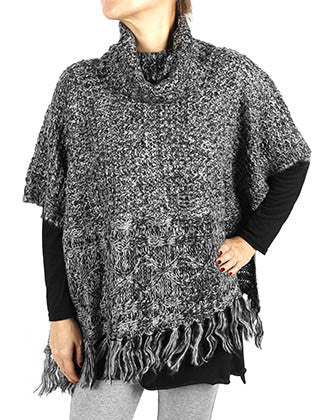 SCARF   KNIT  KHF0104BLK