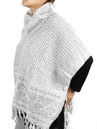 SCARF   KNIT  KHF0104GRY - Scarvesnthangs
 - 3