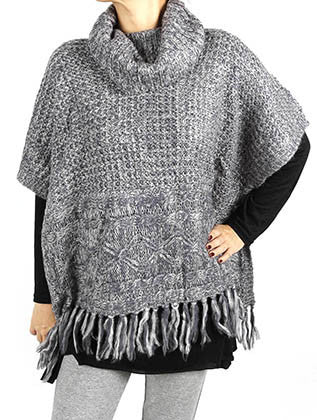 SCARF   KNIT  KHF0104NVY - Scarvesnthangs
 - 1