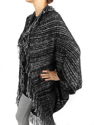 SCARF   KNIT  KHF0107BLK - Scarvesnthangs
 - 3
