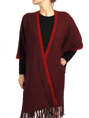 SCARF   KNIT  KHF0110RED - Scarvesnthangs
 - 2