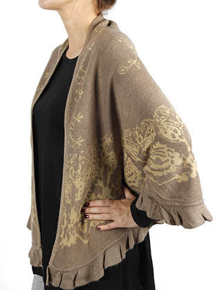 SCARF   SHAWL  KHF99020BEG - Scarvesnthangs
 - 3