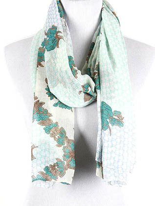 SCARF   ROSE PRINT  KHF99131MIN