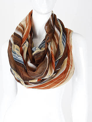 SCARF   COWL NECK  KHF99175BRO - Scarvesnthangs
 - 3