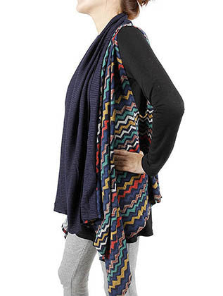SCARF   KNITTED  KHF99211NVY - Scarvesnthangs
 - 3