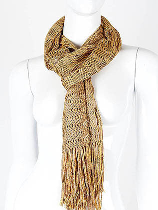SCARF   FISHNET  KHF99223YEW - Scarvesnthangs
 - 3